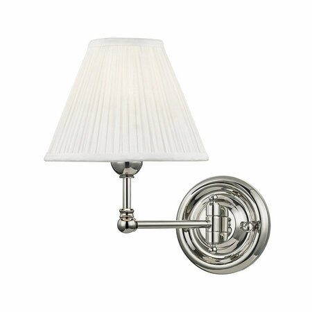 HUDSON VALLEY 1 Light Wall sconce MDs101-PN